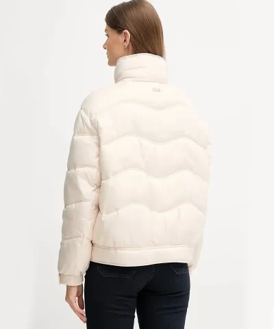 Joop Orkida Quilted Jacket in Cream - Image 4