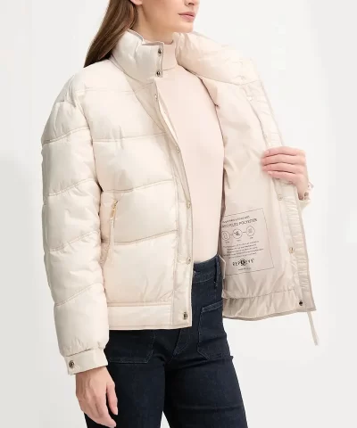 Joop Orkida Quilted Jacket in Cream - Image 3