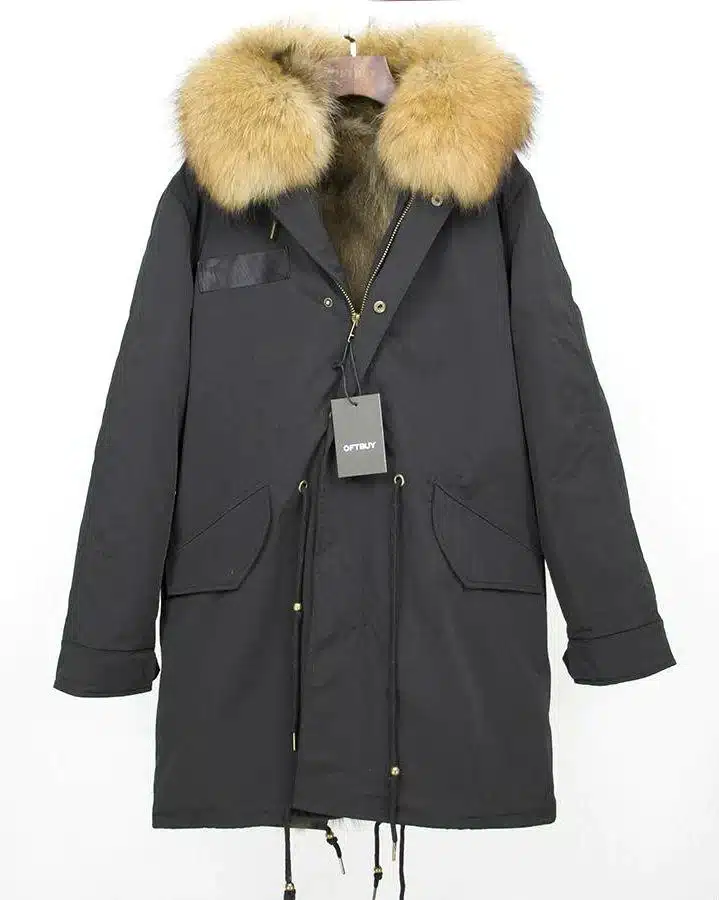 Ice Bear Natural Faux Fur-Trim Puffer Coat-20270268