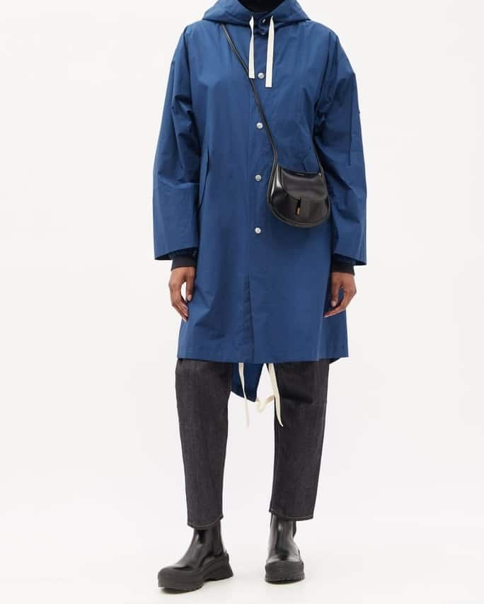 Alternative view of Jil Sander - Hooded Water-Repellent Cotton Fishtail Parka