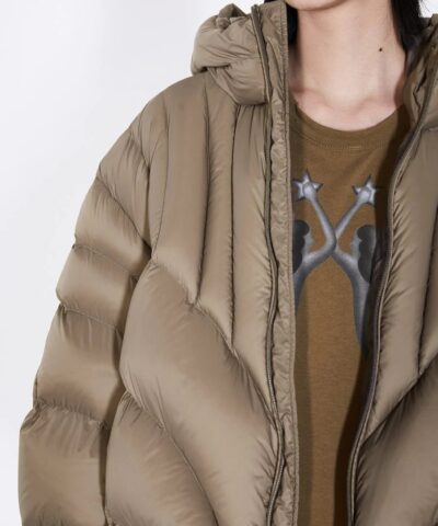 Jnby Quilted Hooded Oversize Down Jacket Pink 20245956 9