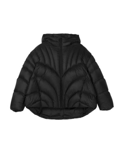 Jnby Quilted Hooded Oversize Down Jacket-Pink-20245957