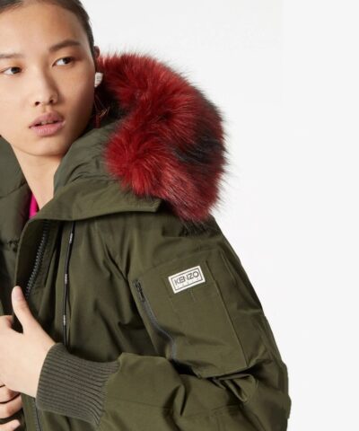 Alternative view of Kenzo Short Parka Jacket With Hood