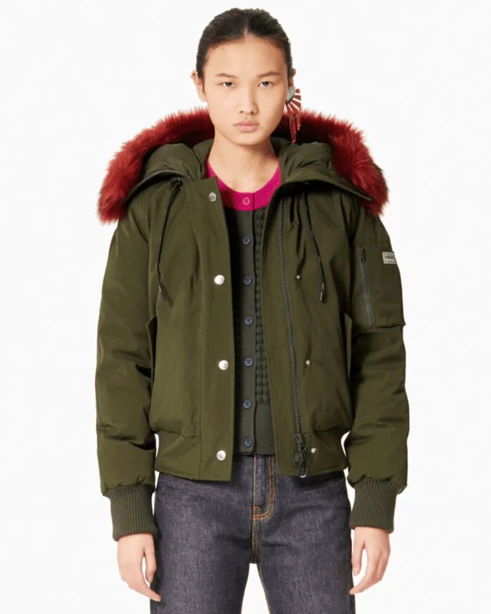 Kenzo Short Parka Jacket With Hood-20261598