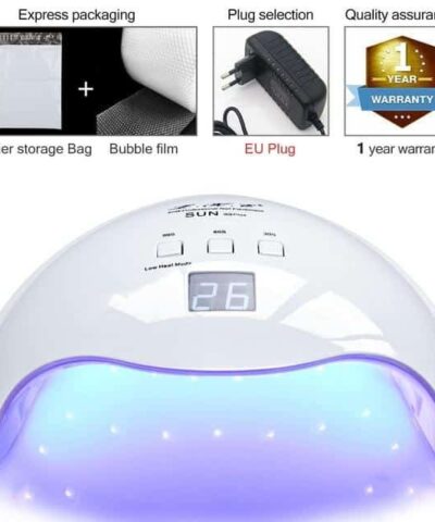 L.K.E LED Display True Glow Portable Nail Dryer - Image 8