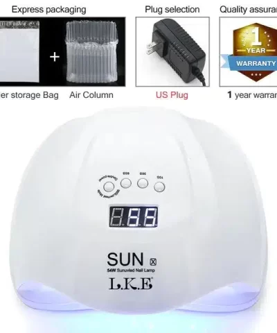 L.K.E LED Display True Glow Portable Nail Dryer-20275089