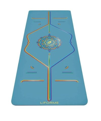 Liforme Blue Rainbow Hope Yoga Mat - Image 3