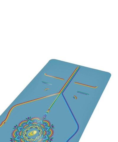 Liforme Blue Rainbow Hope Yoga Mat - Image 5