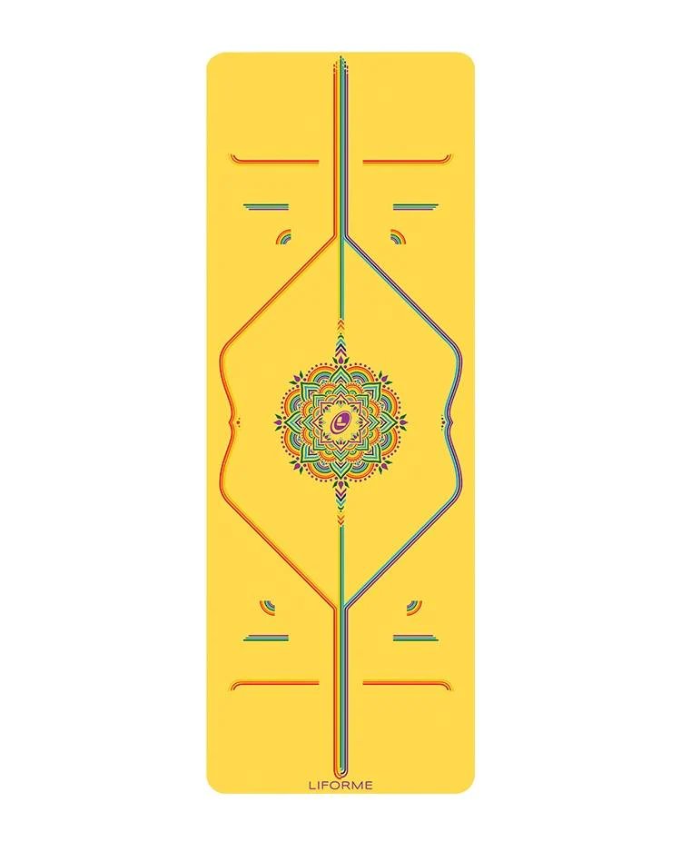 Liforme Yellow Rainbow Hope Yoga Mat-20255513