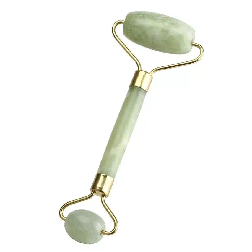 Alternative view of Maange Natural Jade Roller Face Thin Massage Tool