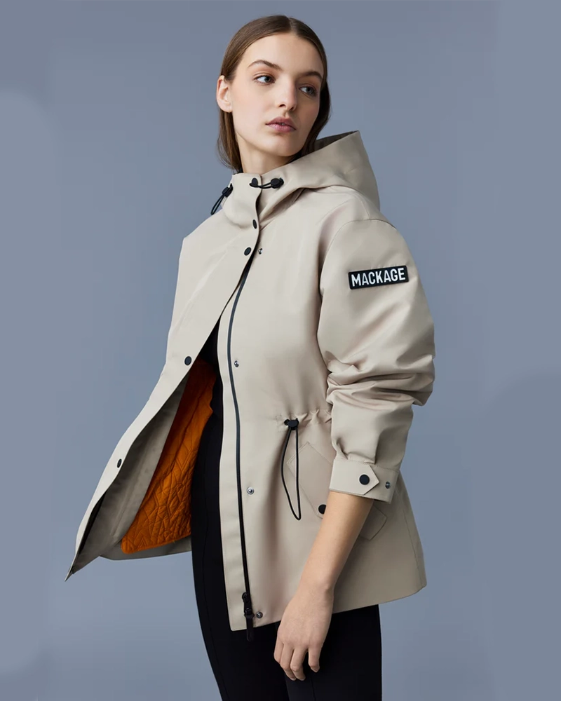 Alternative view of Mackage CARRIE Short 2-In-1 Rain Parka With Removable Liner