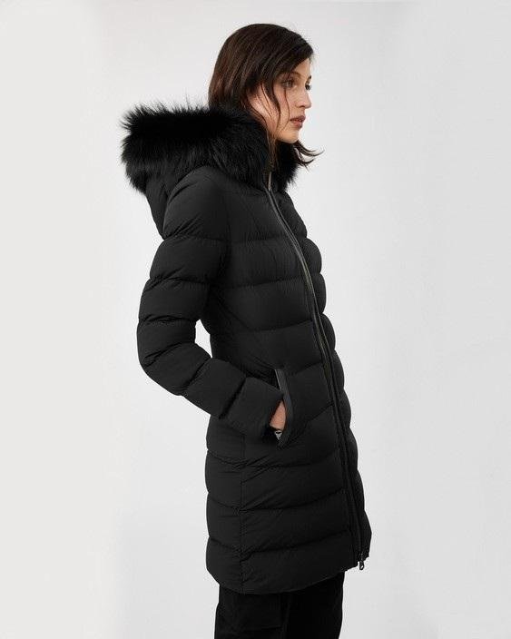 Alternative view of Mackage Calla Down Coat With Removable Silverfox Fur Trim