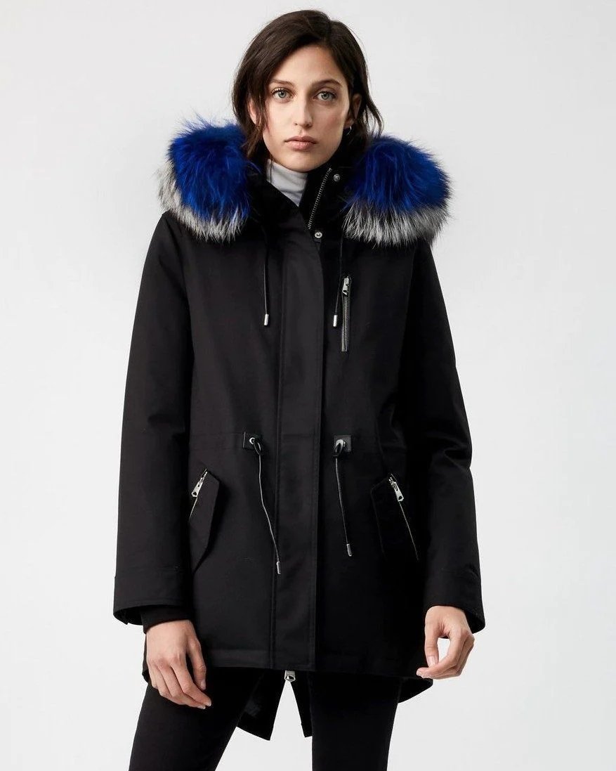 Mackage Chara DXR Down Twill Parka Coat, Black-20260725
