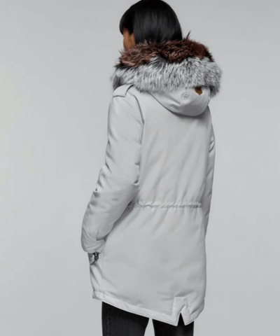 Alternative view of Mackage Chara DXR Down Twill Parka Coat, Light Grey