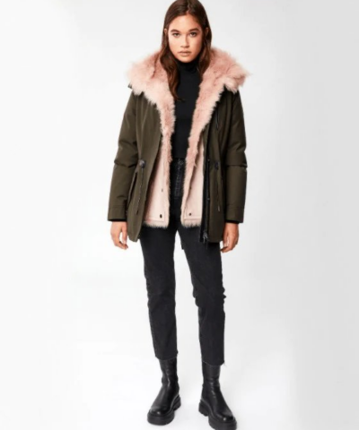 Alternative view of Mackage Charlene Down Parka With Removable Shearling Bib