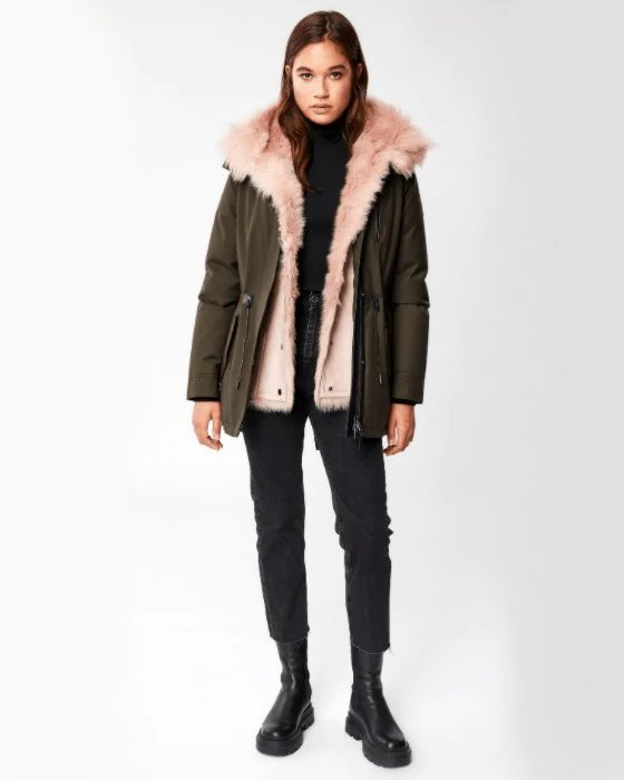 Alternative view of Mackage Charlene Down Parka With Removable Shearling Bib