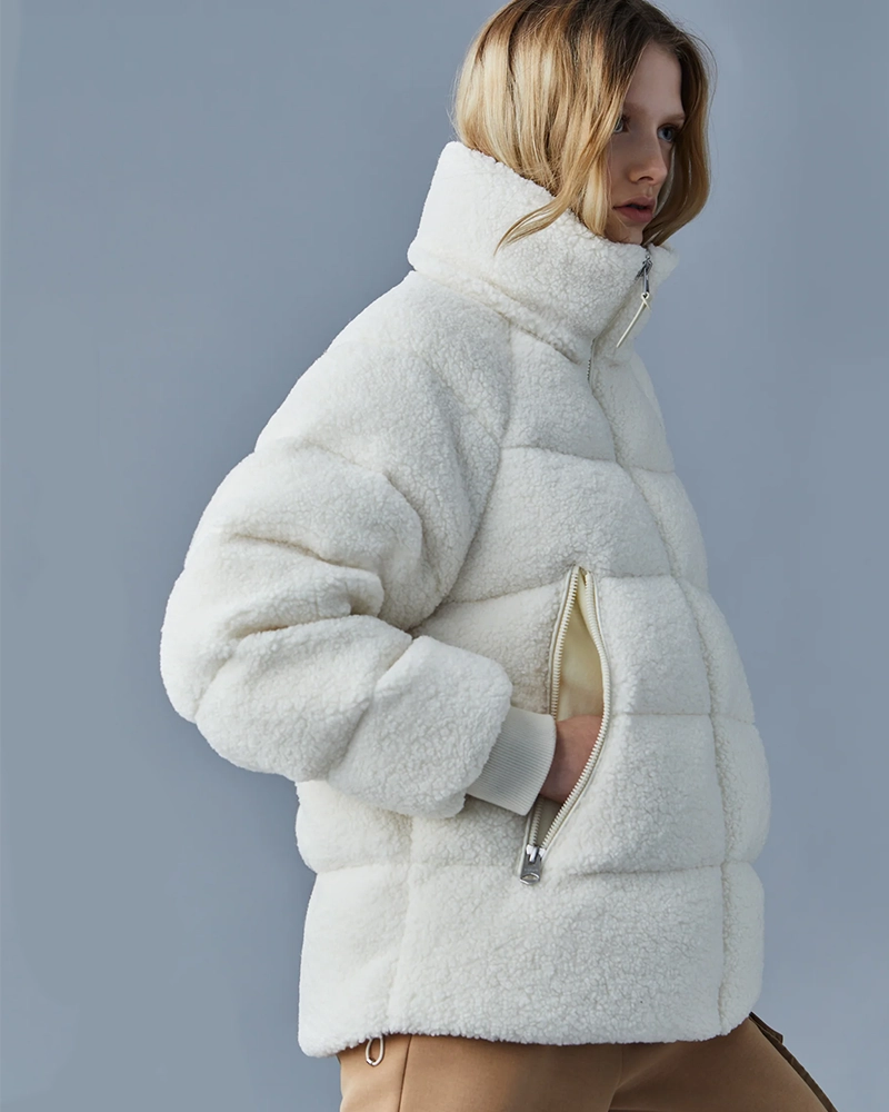 Alternative view of Mackage EDANA Teddy Down Puffer Jacket With Removable Hood