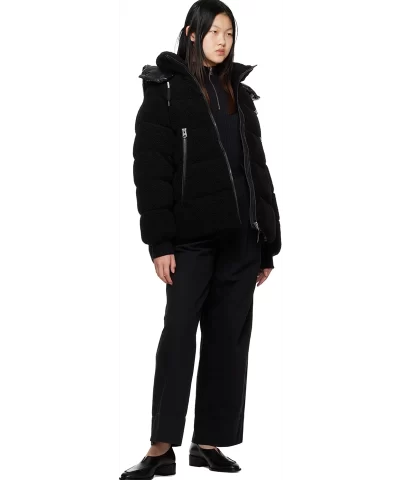 Mackage EDANA Teddy Down Puffer Jacket With Removable Hood - Image 4