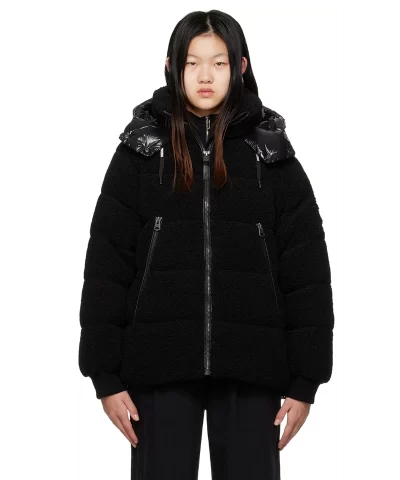 Mackage EDANA Teddy Down Puffer Jacket With Removable Hood-20317393