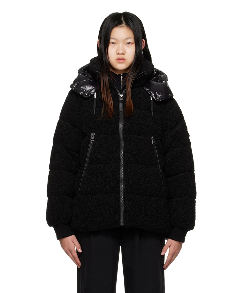 Mackage EDANA Teddy Down Puffer Jacket With Removable Hood-20317393