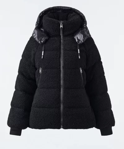 Mackage EDANA Teddy Down Puffer Jacket With Removable Hood-20317401