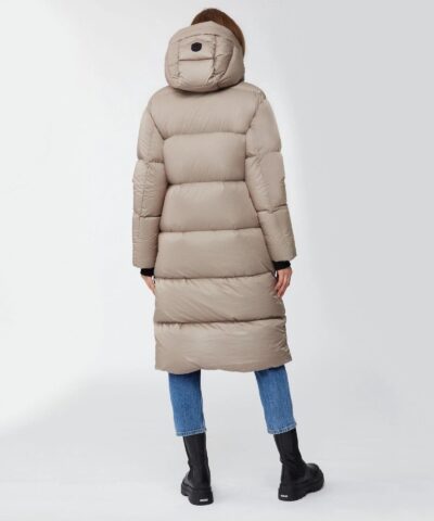 Mackage Eliane Foil Shield Maxi Down Coat With Pillow Collar - Image 4