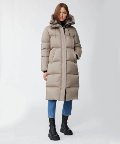 Mackage Eliane Foil Shield Maxi Down Coat With Pillow Collar - Image 5