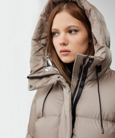 Mackage Eliane Foil Shield Maxi Down Coat With Pillow Collar - Image 6