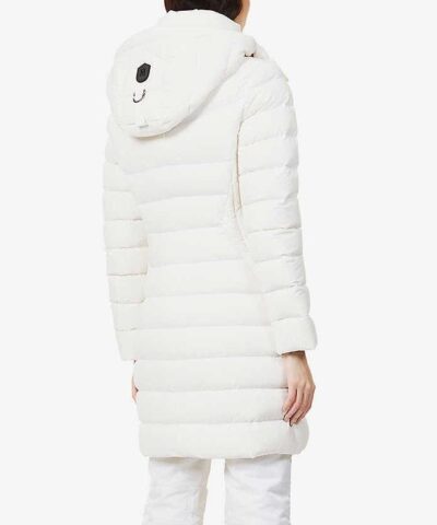 Mackage Farren Stretch Lightweight Down Coat With Removable Hood, White - Image 4