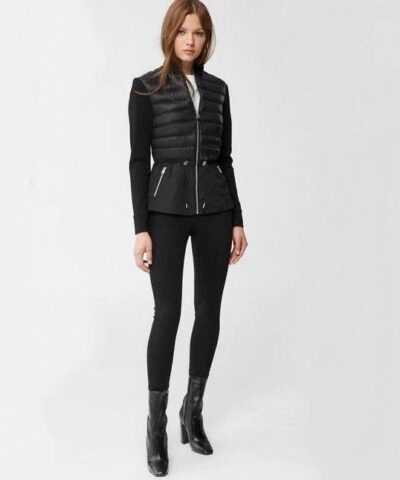 Alternative view of Mackage JOYCE Mixed-Media Jacket With Peplum