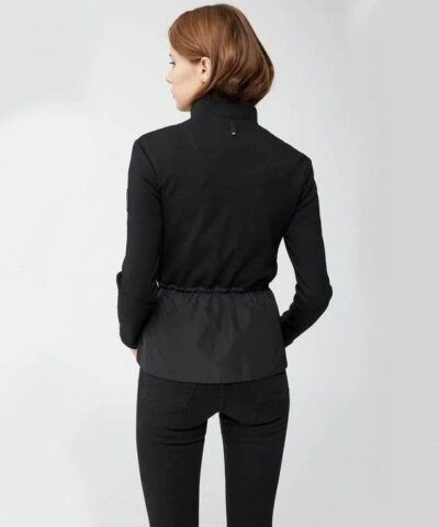 Mackage JOYCE Mixed-Media Jacket With Peplum - Image 4