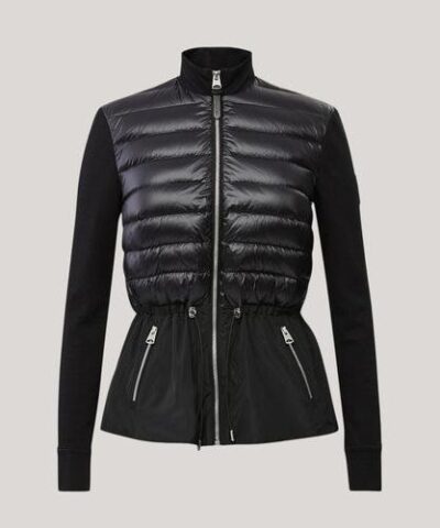 Mackage JOYCE Mixed-Media Jacket With Peplum-20246449
