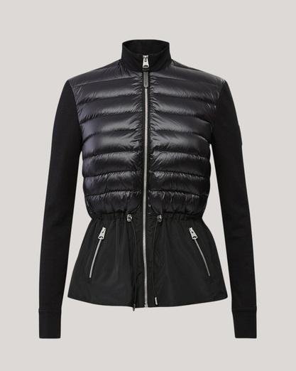Mackage JOYCE Mixed-Media Jacket With Peplum-20246449