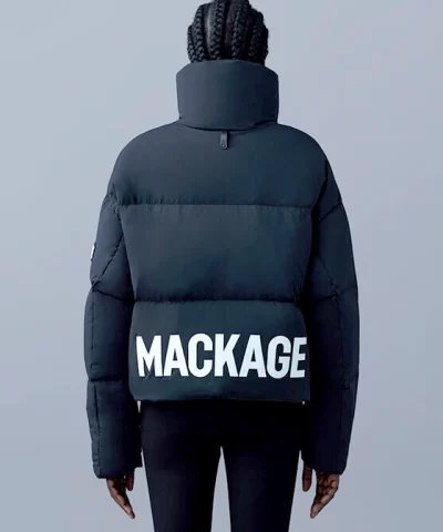 Alternative view of Mackage NET SUSTAIN Mylah Appliquéd Printed Quilted Down Ski Jacket