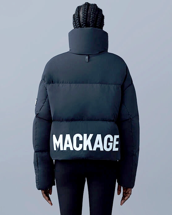 Alternative view of Mackage NET SUSTAIN Mylah Appliquéd Printed Quilted Down Ski Jacket