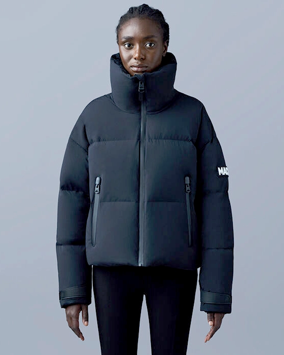 Mackage NET SUSTAIN Mylah Appliquéd Printed Quilted Down Ski Jacket-20317662