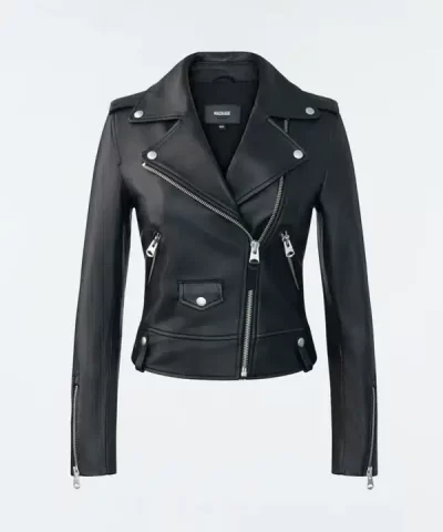 Alternative view of Mackage R Leather Biker Jacket