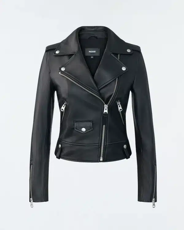 Alternative view of Mackage R Leather Biker Jacket