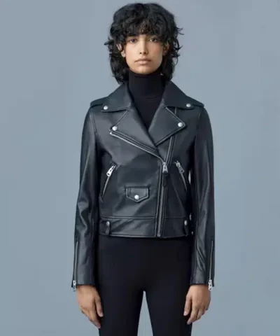 Mackage R Leather Biker Jacket-20282811