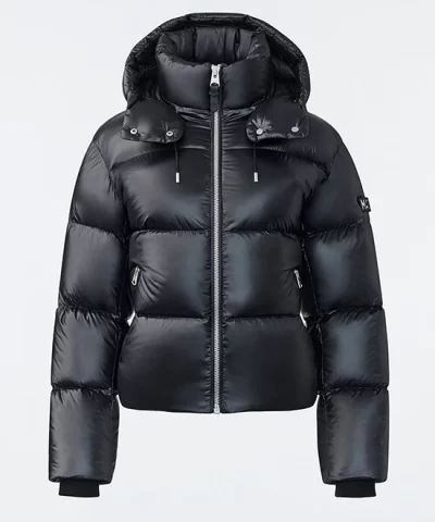 Mackage Women's EVIE Lustrous Light Down Jacket With Hood - Image 8