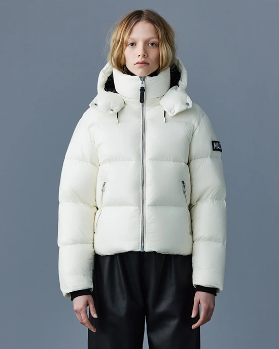 Mackage Women's EVIE Lustrous Light Down Jacket With Hood-20317091