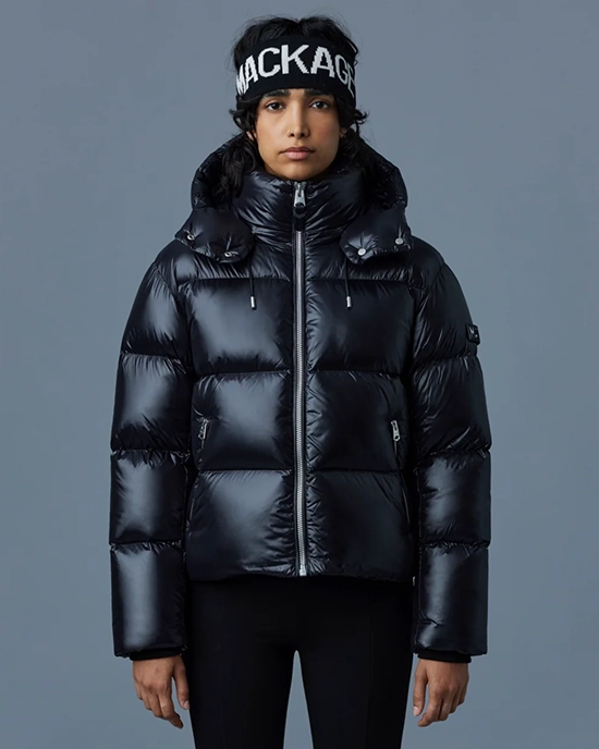 Mackage Women's EVIE Lustrous Light Down Jacket With Hood-20317108