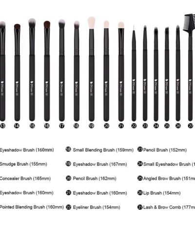 Makeup Brushes Set Foundation Eyeshadow Powder Brush Goat Hair Tools Kit 20221153 4