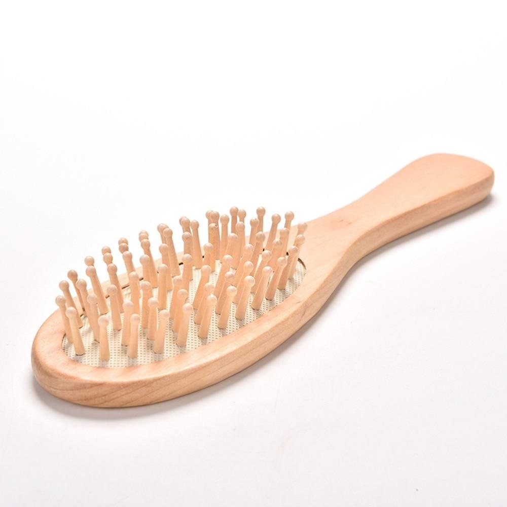Massage Wooden Comb Bamboo Hair Vent Brush-20221243