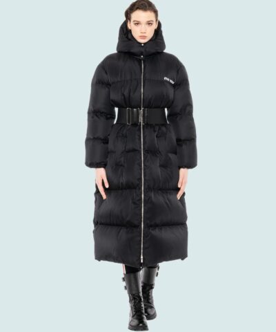 Miu Miu Technical Nylon Down Coat-20246383