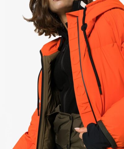 Moncler Grenoble Airy Down Puffer Jacket In Orange - Image 3