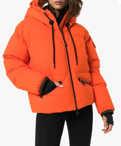 Moncler Grenoble Airy Down Puffer Jacket In Orange - Image 6