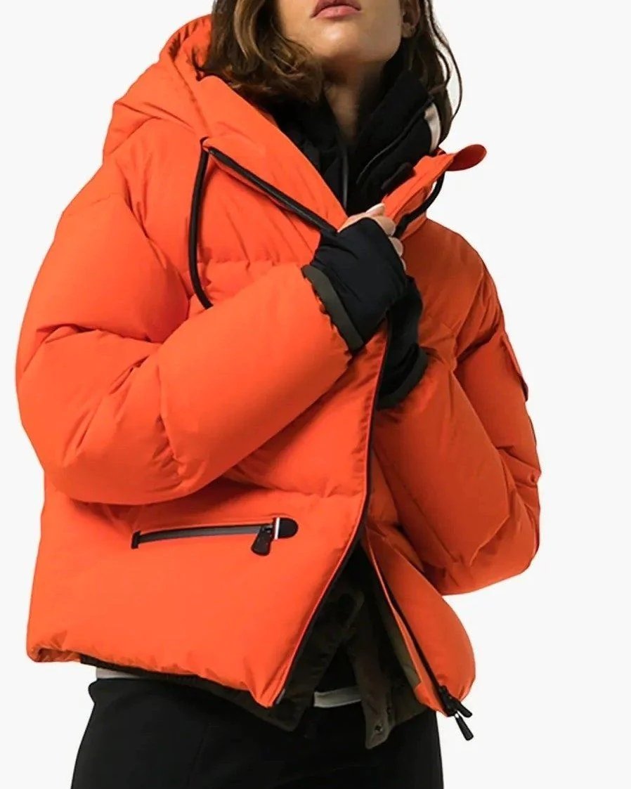 Moncler Grenoble Airy Down Puffer Jacket In Orange-20261363
