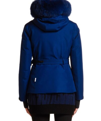 Moncler Grenoble Laplance Belted Jacket W/ Fur Collar - Image 8