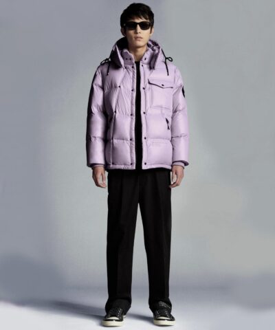 Moncler X FRGMT Anthemyx Quilted Shell Hooded Down Jacket Light Lilac 20248027 1
